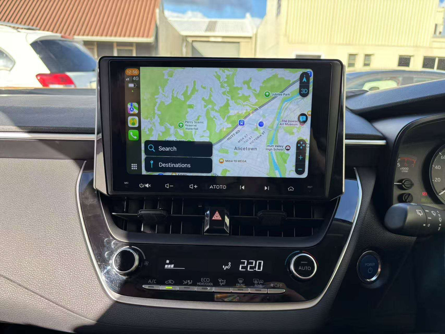 Toyota Corolla 2018-2022 - ATOTO A5LG209T 9" Android Double Din Car Stereo, Wireless Android Auto CarPlay Head Unit with WiFi BT USB, in-Dash GPS Navigation System, 1280 * 720P Touchscreen, AM/FM, 2+32G