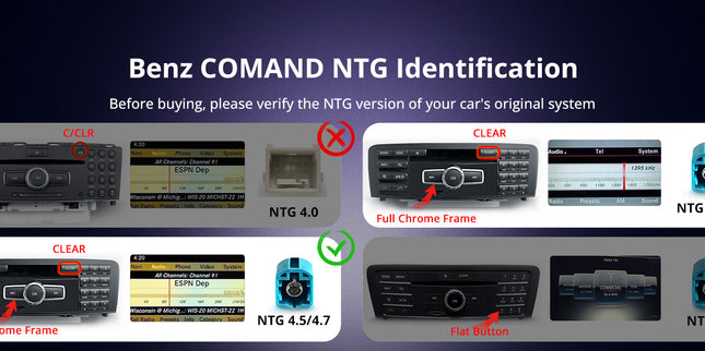 ATOTO 2011-2014 C Class Mercedes Benz NTG 4.5 System Android stereo