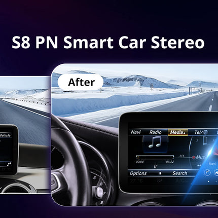 ATOTO 12.3" Car Stereo with Wireless CarPlay & Android Auto Compatible with Mercedes Benz C Class 2008-2010 NTG 4.0 System , Keep Original Function, GPS Tracking, AI DriveChat, 4G LTE, Dual BT