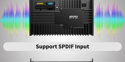POWER PACK FOR HEAD UNIT WITH SPDIF INPUT ATOTO 4-CHANNEL AMPLIFIER