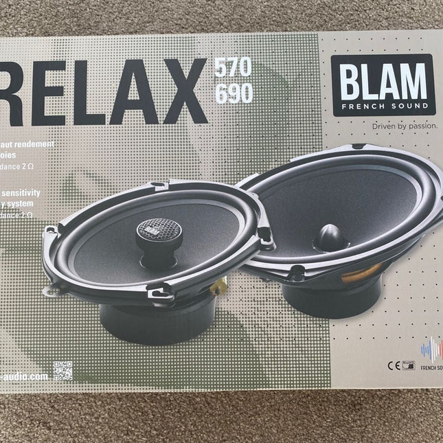 BLAM 690 RS HIGH EFFICIENCY 2 O 130 MM (5.25’’) 2-WAY COMPONENT SYSTEM
