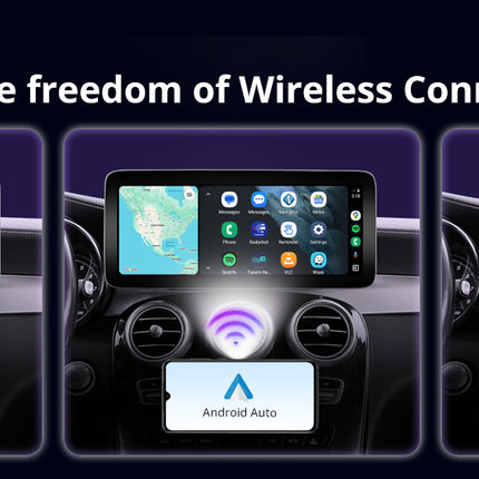 ATOTO 12.3" Car Stereo with Wireless CarPlay & Android Auto Compatible with Mercedes Benz C Class 2008-2010 NTG 4.0 System , Keep Original Function, GPS Tracking, AI DriveChat, 4G LTE, Dual BT