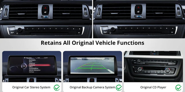 ATOTO 12.3" Car Stereo with Wireless CarPlay & Android Auto Compatible with BMW 3 Series F30 F31 F34 F35 2013-2017 NBT System, Keep Original Function, GPS Tracking, AI DriveChat, 4G LTE, Dual BT