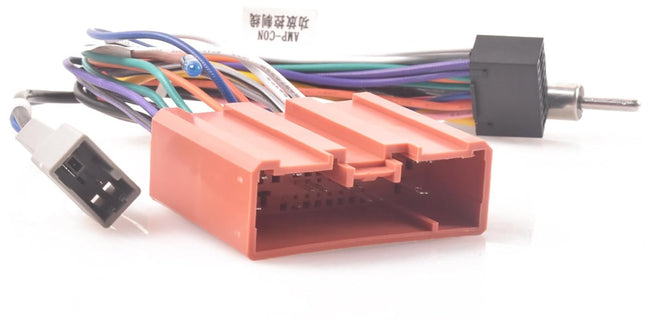 Mazda wiring harness with steering controls and aerial adapter.