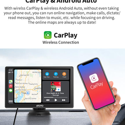 ATOTO P8 (Wireless & Wired Carplay and android auto)