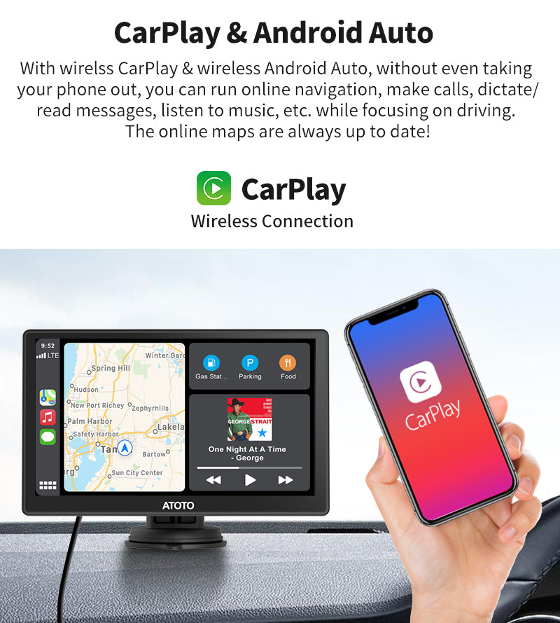 ATOTO P8 (Wireless & Wired Carplay and android auto)